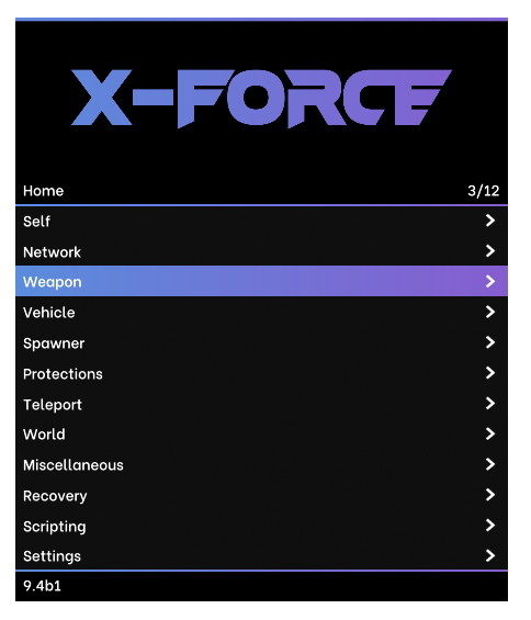 XFORCE GTA Mod Menu - Image 2